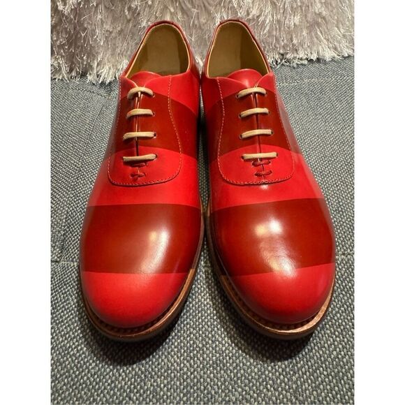 The Office of Angela Scott Mr Smith in Garnet red pink 37.5 / 7.5 new without bo - Picture 3 of 12